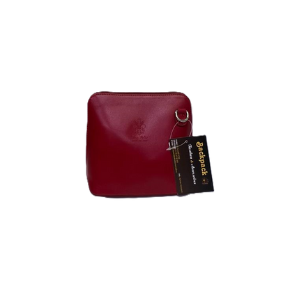 BackPack Chic: Kompakte Echtleder Handtasche für zeitlose Eleganz
